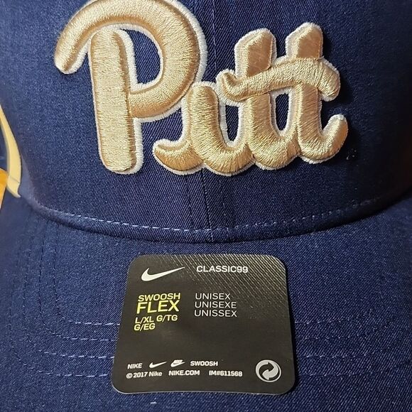 Nike University of Pittsburgh Panthers Aerobill Hat - New - Picture 2 of 10